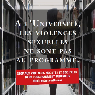 04 At university, sexual violence is not on the agenda.
