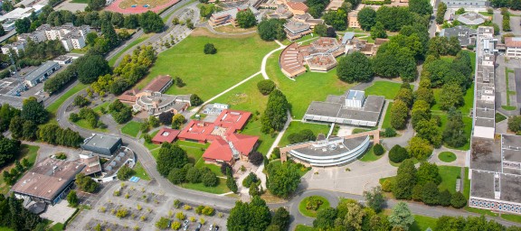 Vue aérienne du campus de Pau - Crédit Photo : Direction de la Communication