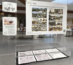 Exposition de la revue : le dossier “Retracer l’histoire de Buzet, ses vignes et son château” - ©Dir. de la communication