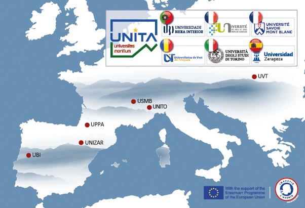 Carte europe partenaires UNITA