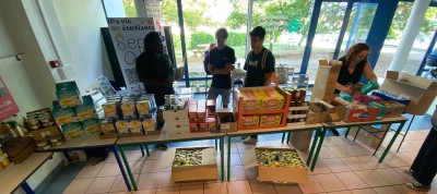 Distribution de denrées